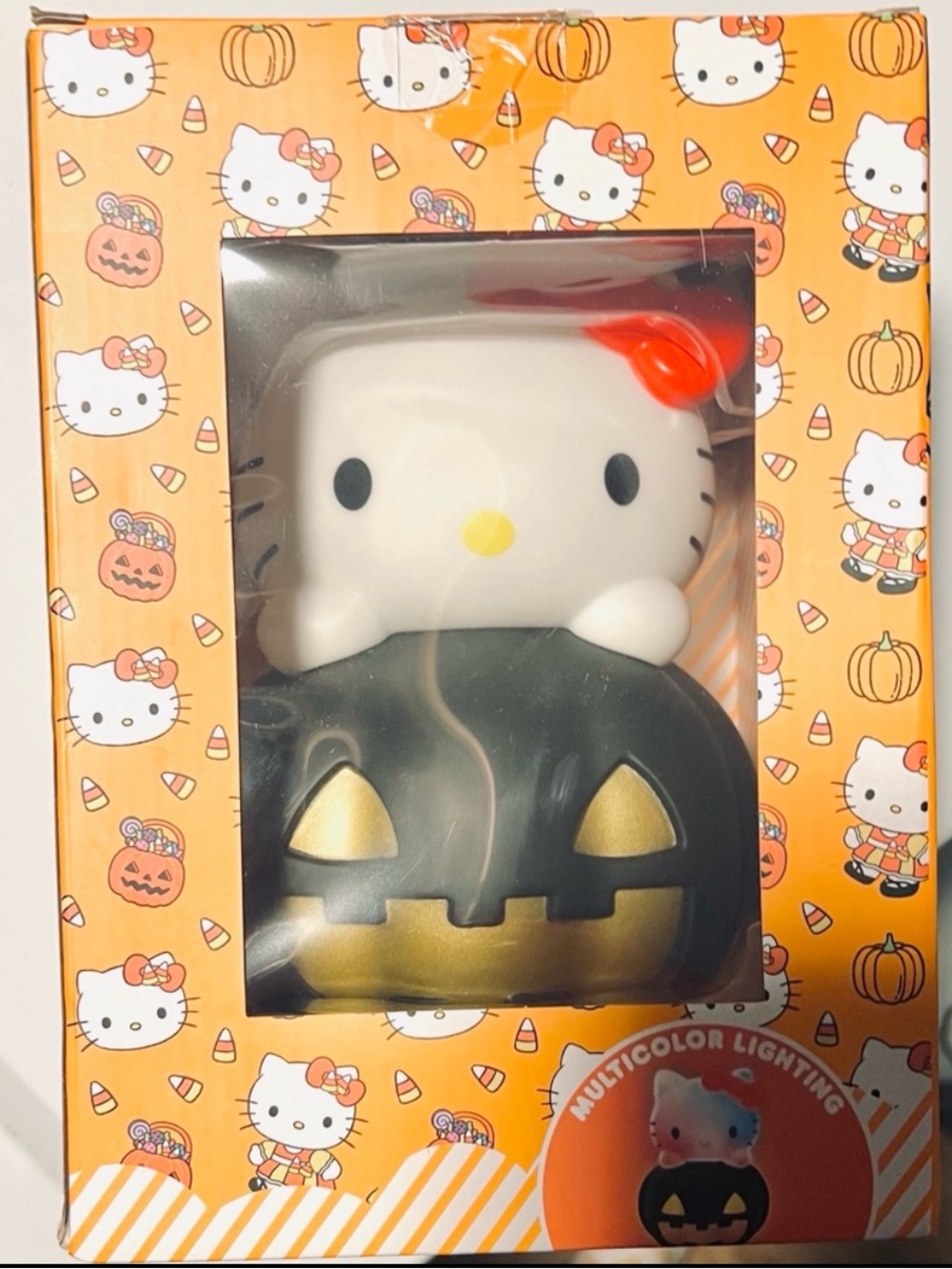 Sanrio Hello Kitty Halloween LED USB Pumpkin Aroma Diffuser Fan NIB